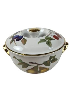 Royal Worcester Eversham Porcelain Lidded Serving Dish